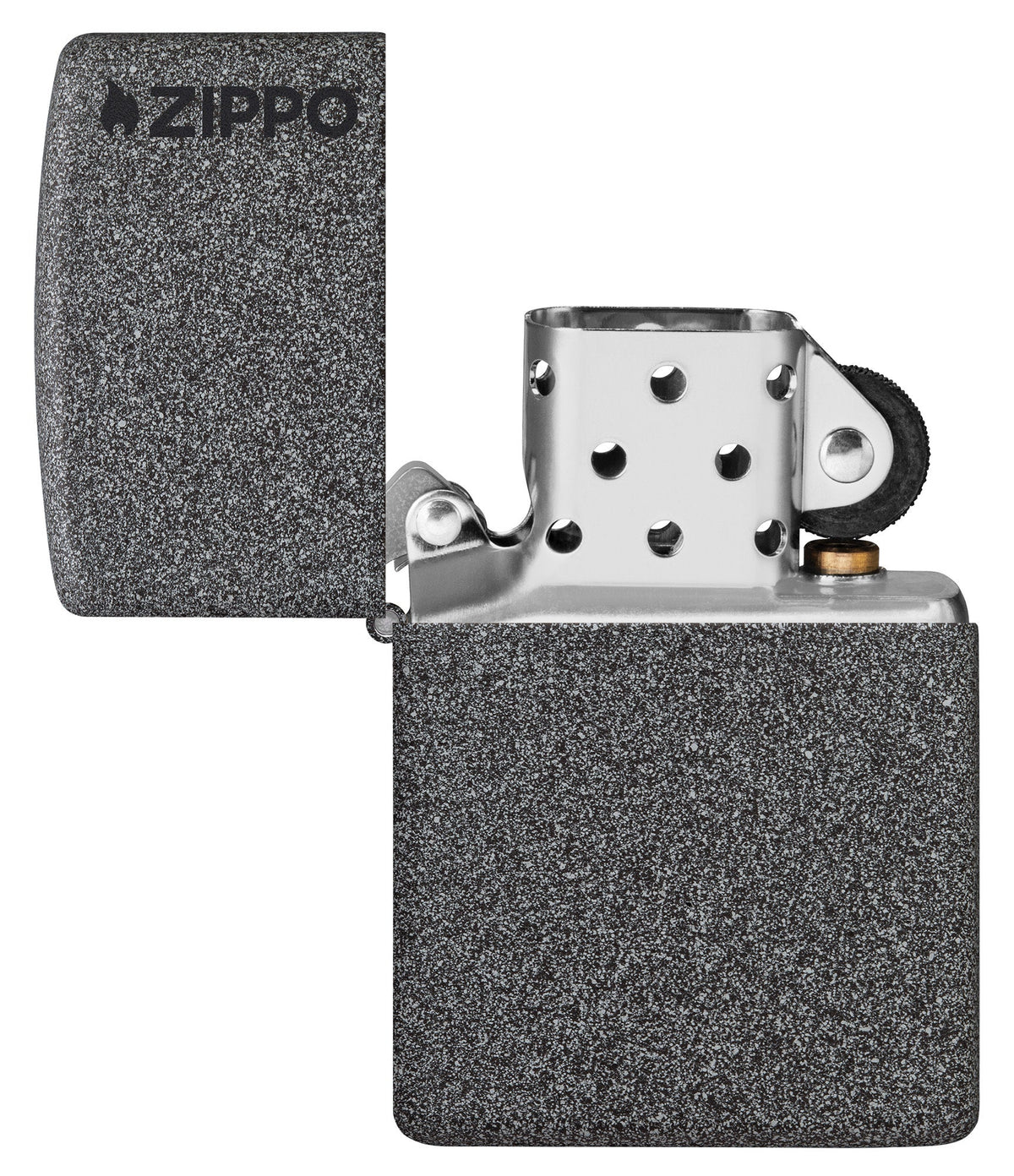 Zippo Upaljač 211ZL Iron Stone Logo – slika 5
