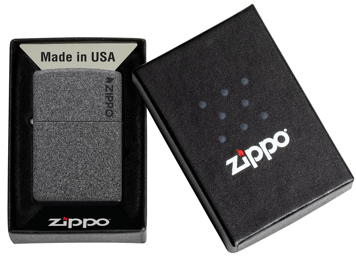 Zippo Upaljač 211ZL Iron Stone Logo – slika 7