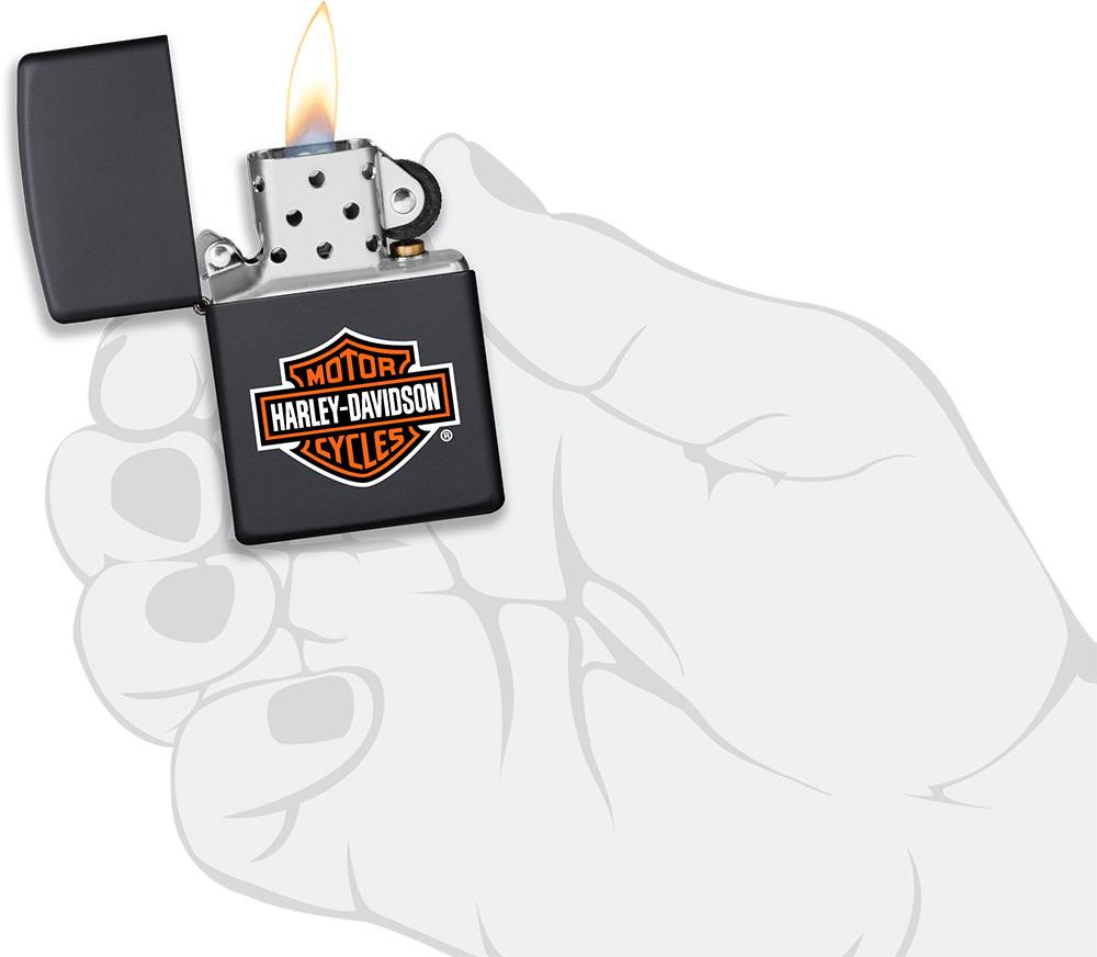 Zippo Upaljač 218HD.H252 Harley Davidson Logo – slika 4