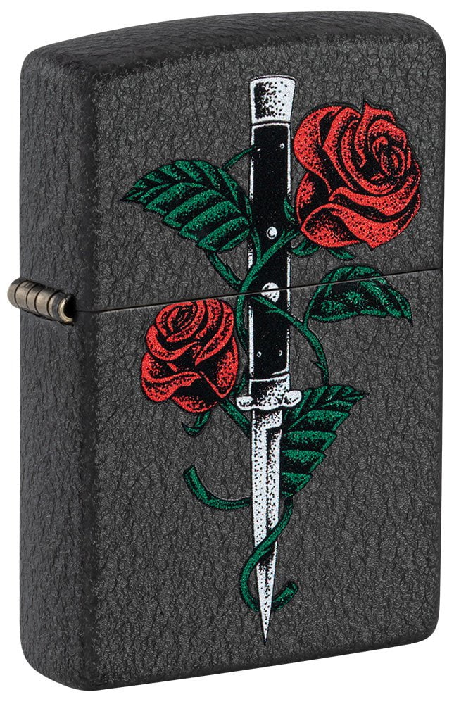 Zippo Upaljač 49778 Rose Dagger Tattoo Design