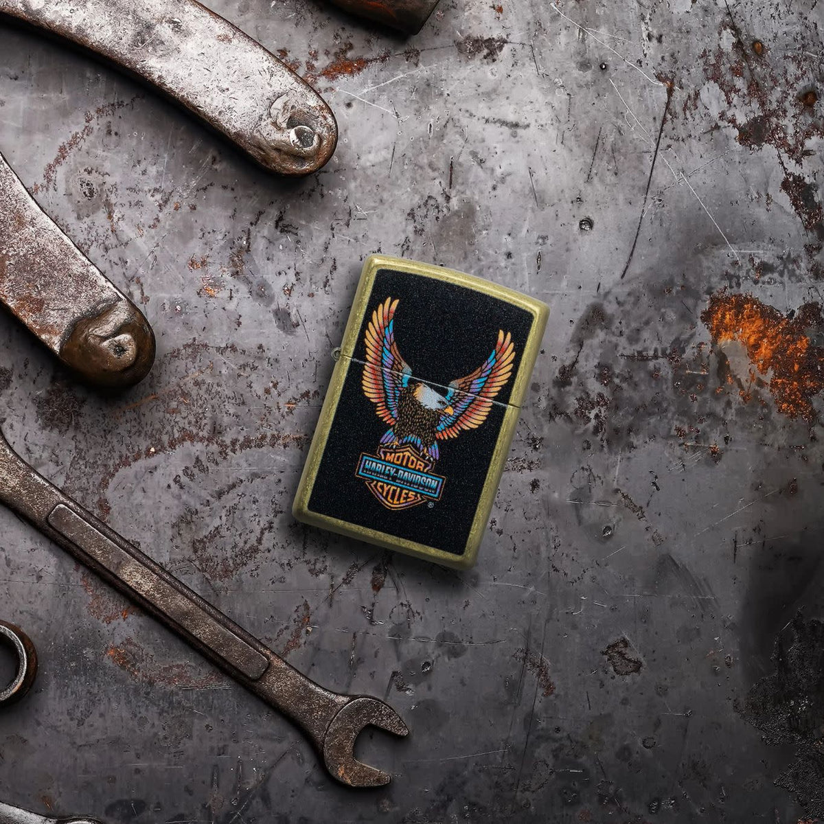 Zippo Upaljač 46678 Harley Davidson Eagle Design – slika 2