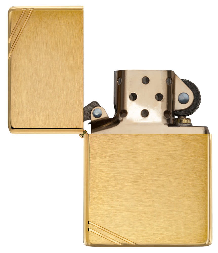 Zippo Upaljač 240 Vintage Brushed Brass – slika 6
