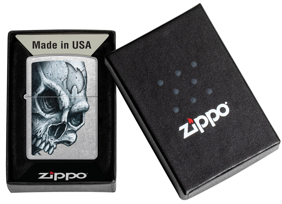 Zippo Upaljač 46587 Skull and Flame – slika 7