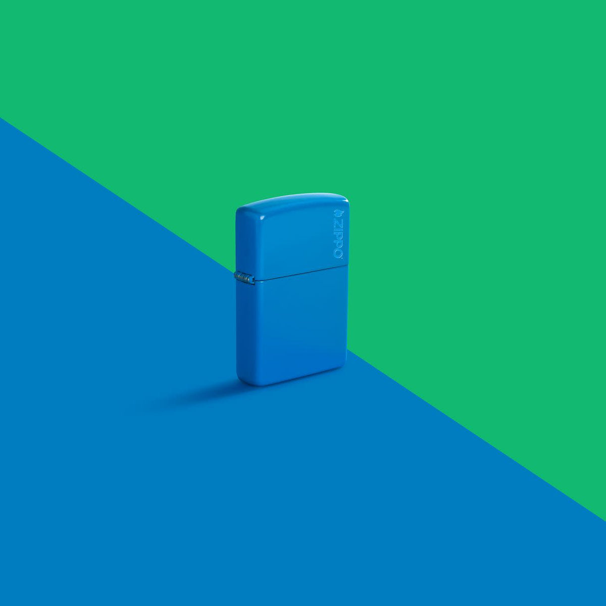 Zippo Upaljač 48628ZL Sky Blue Matte sa Logom – slika 2