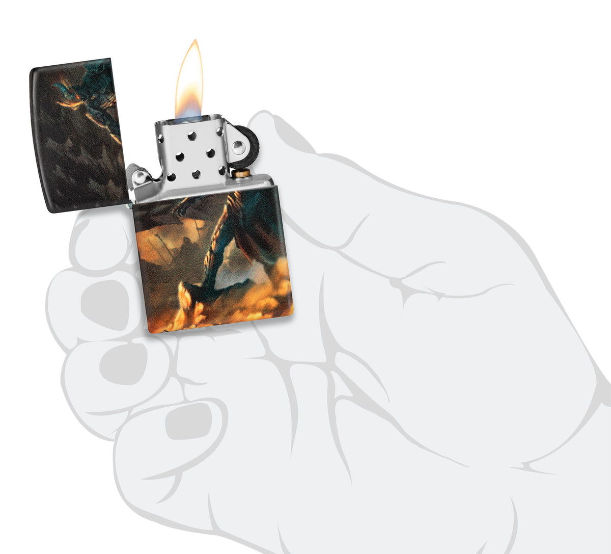 Zippo Upaljač Vitez i Zmaj – slika 6