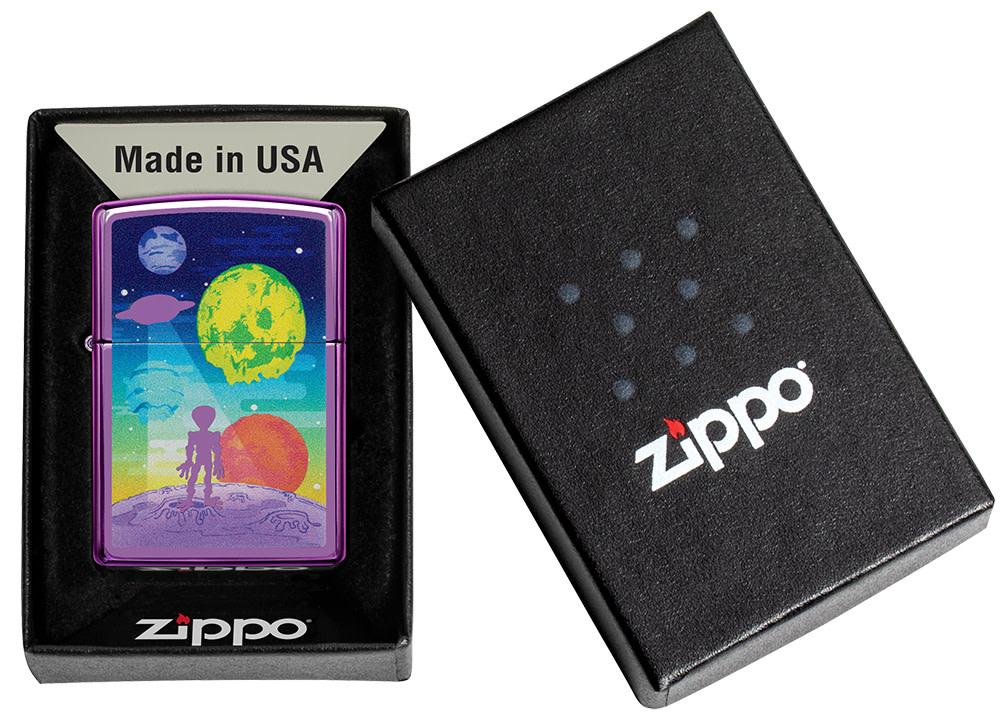 Zippo Upaljač 24747 High Polish Purple – slika 5