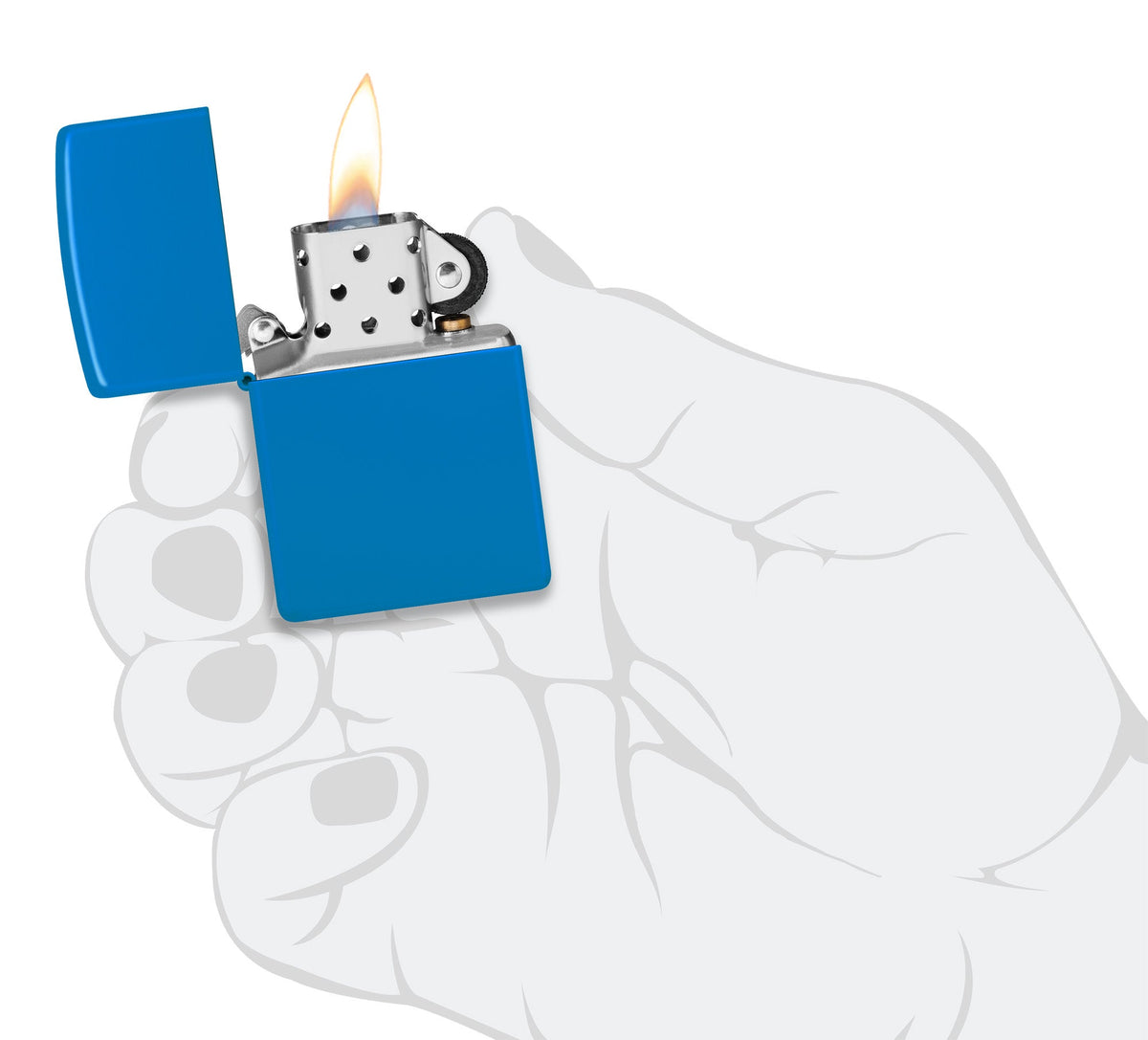 Zippo Upaljač 48628 Sky Blue Matte – slika 4