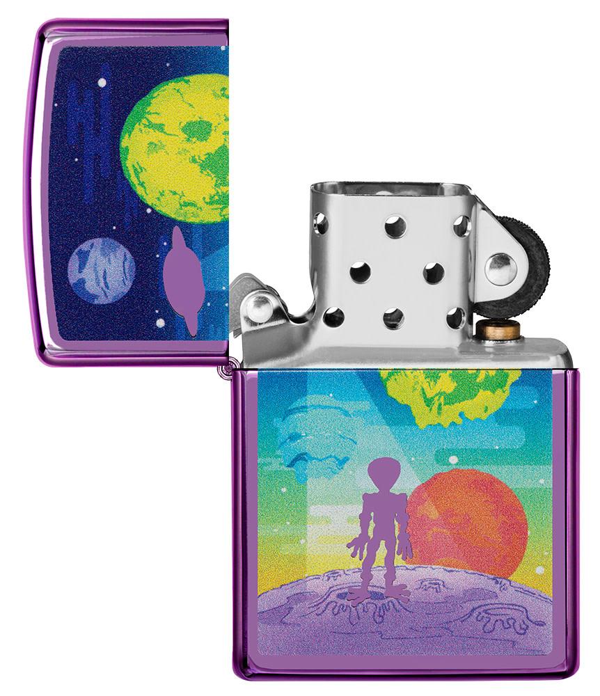 Zippo Upaljač 24747 High Polish Purple – slika 7