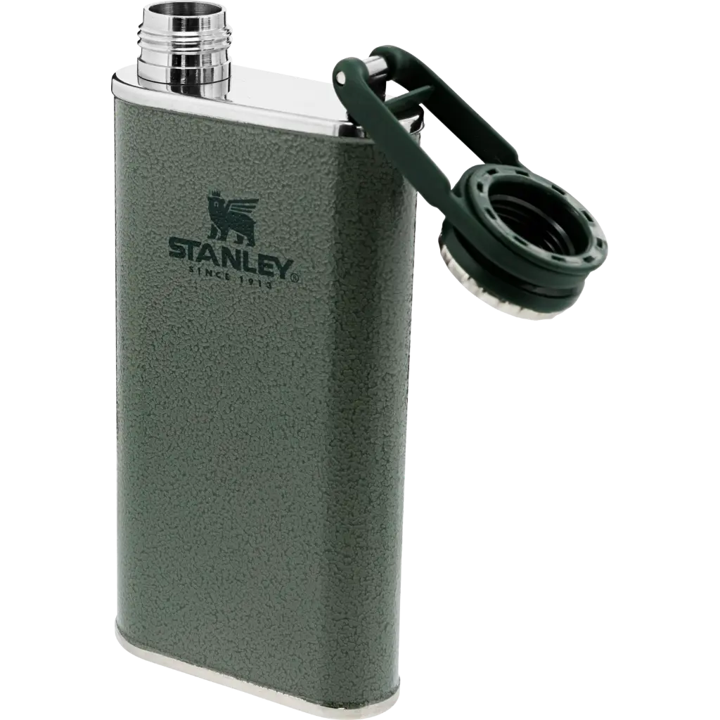 Web_PNG_Square-Classic Easy Fill Wide Mouth Flask 8oz Hammertone Green.webp