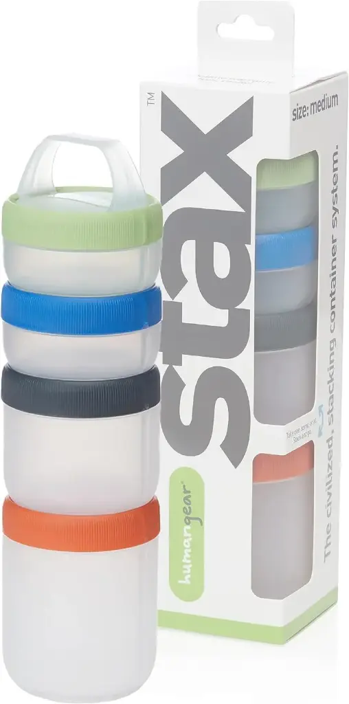 Stax Medium, Starter 4-pack Clear/Spectrum