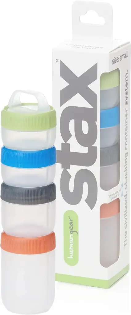 Stax Small, Starter 4-pack Clear/Spectrum